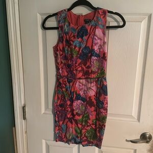 J Crew Floral dress size 00. Dress has been in storage